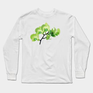 Orchid, green Long Sleeve T-Shirt